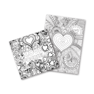 Love Yourself Coloring Page